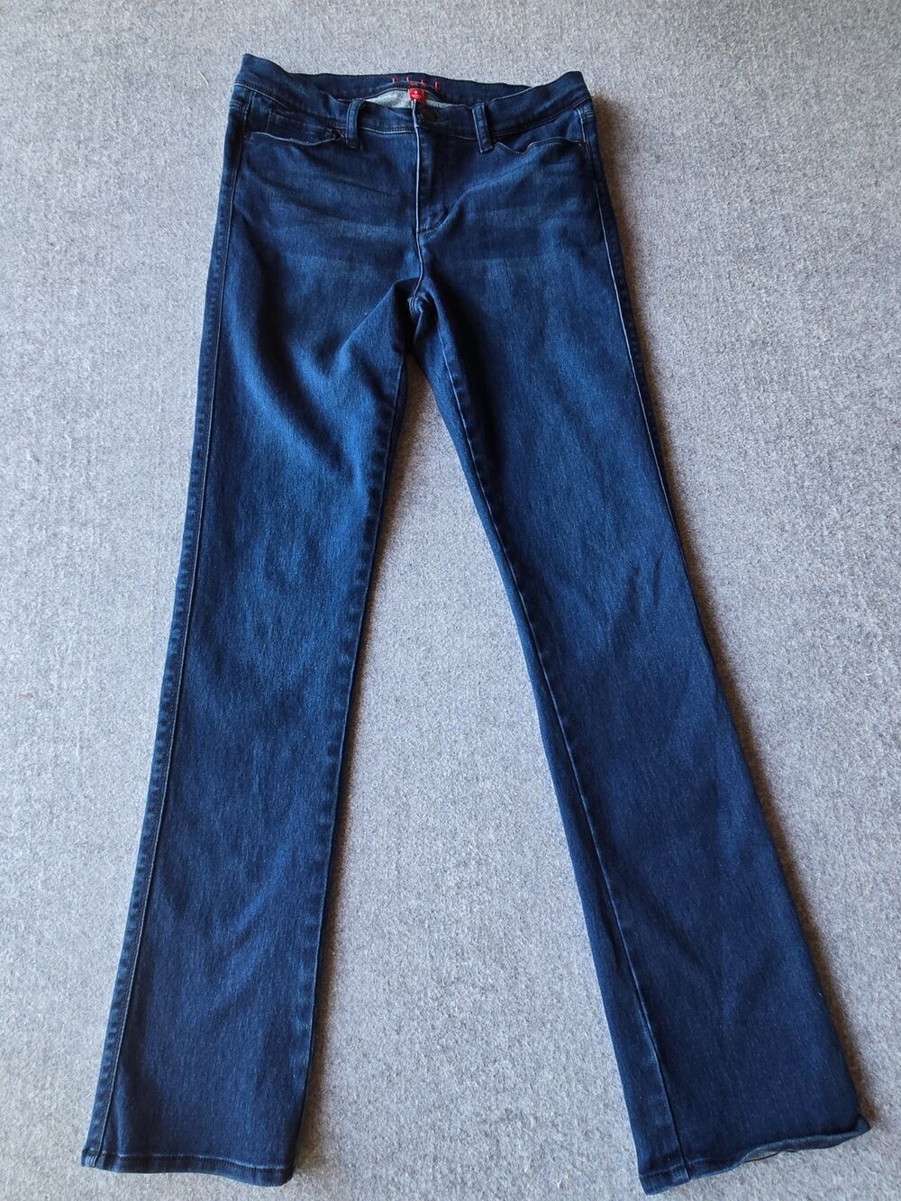 ELLE Jeans Women's Bootcut Jeans Dark Wash Size 10 Stretch Denim (30"x31.5")